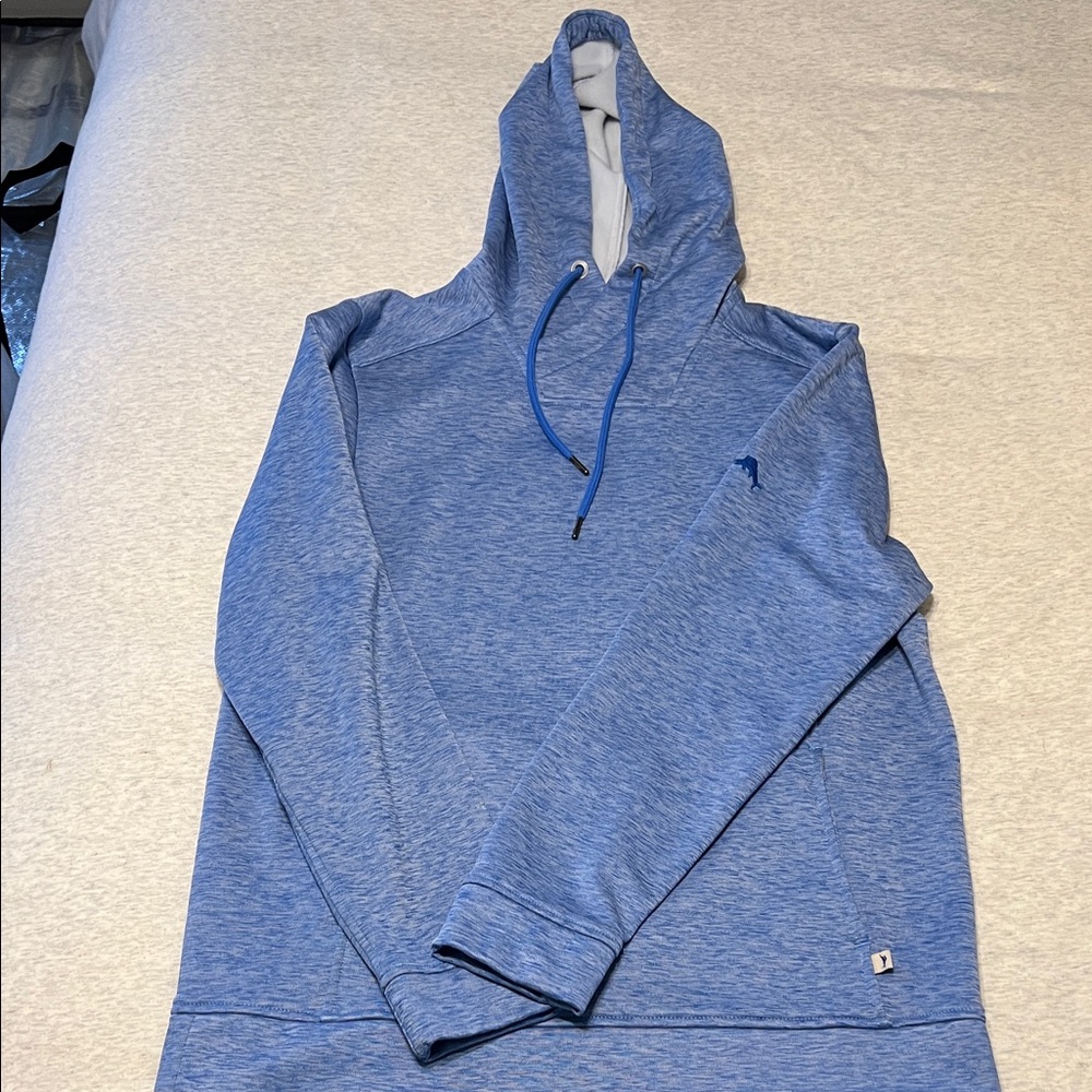 Tommy Bahama Men's Light Blue Hoodie Sweater